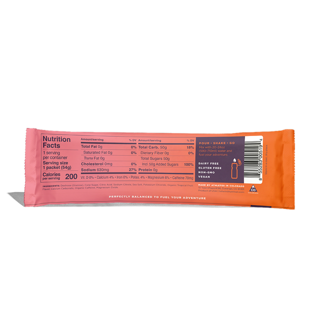Tailwind Endurance Fuel - Tropical Caffeinated - Single serving