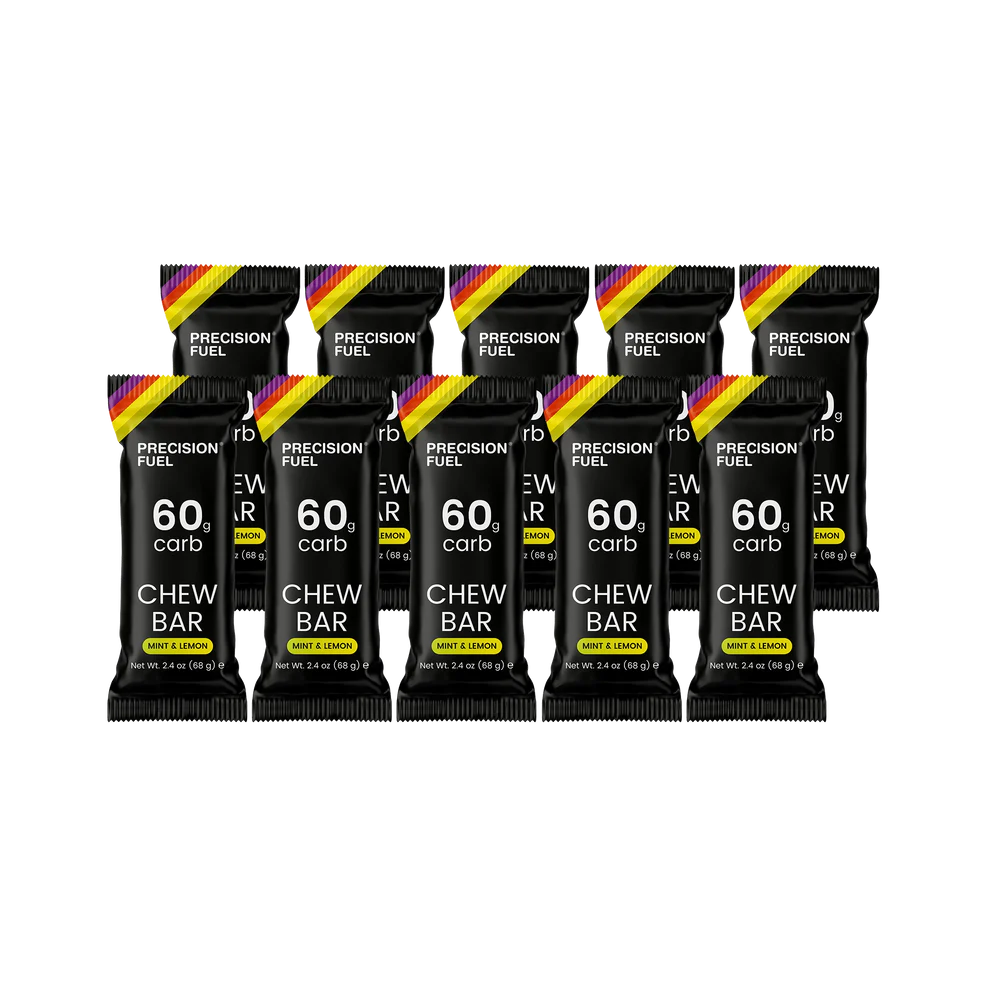Precision Fuel 60 Chew Bar - Mint & Lemon - Box of 10 servings