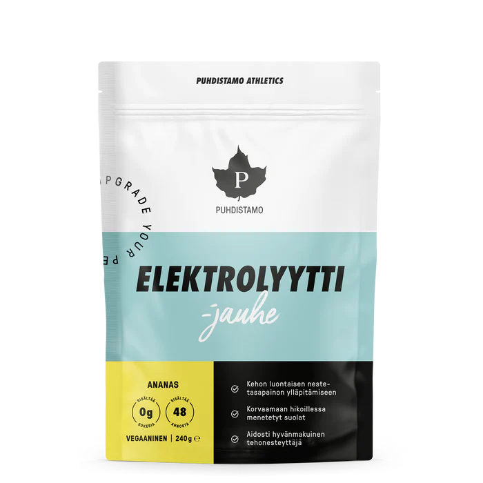 Puhdistamo Electrolyte Powder - Pineapple - 48 Servings