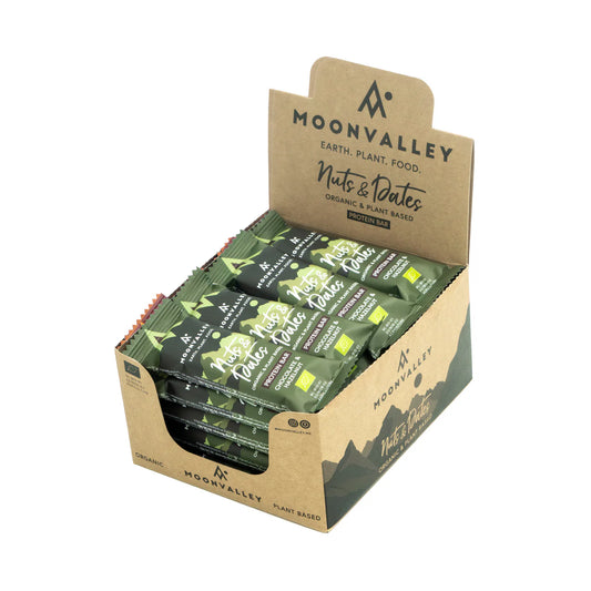 Moonvalley Organic Nuts & Dates - Chocolate & Hazelnut - Mix Box of 16 servings