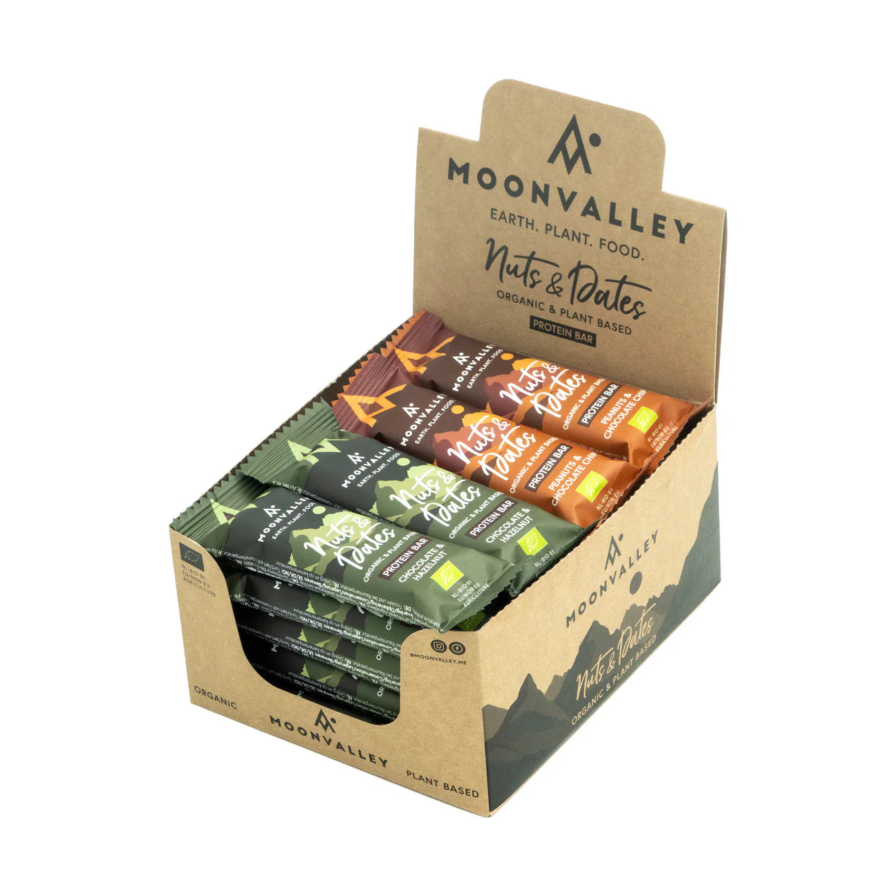 Moonvalley Organic Nuts & Dates - Mix Box of 16 servings