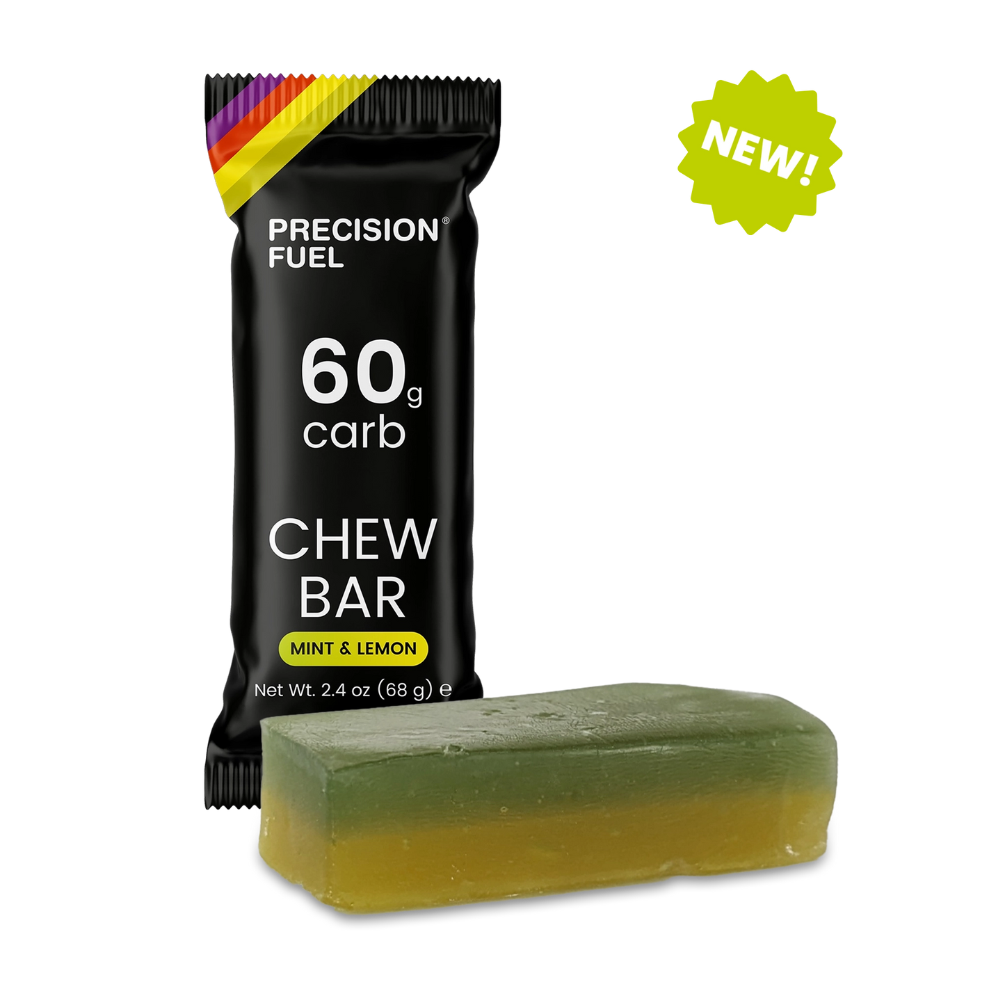 Precision Fuel 60 Chew Bar - Mint & Lemon - Single serving