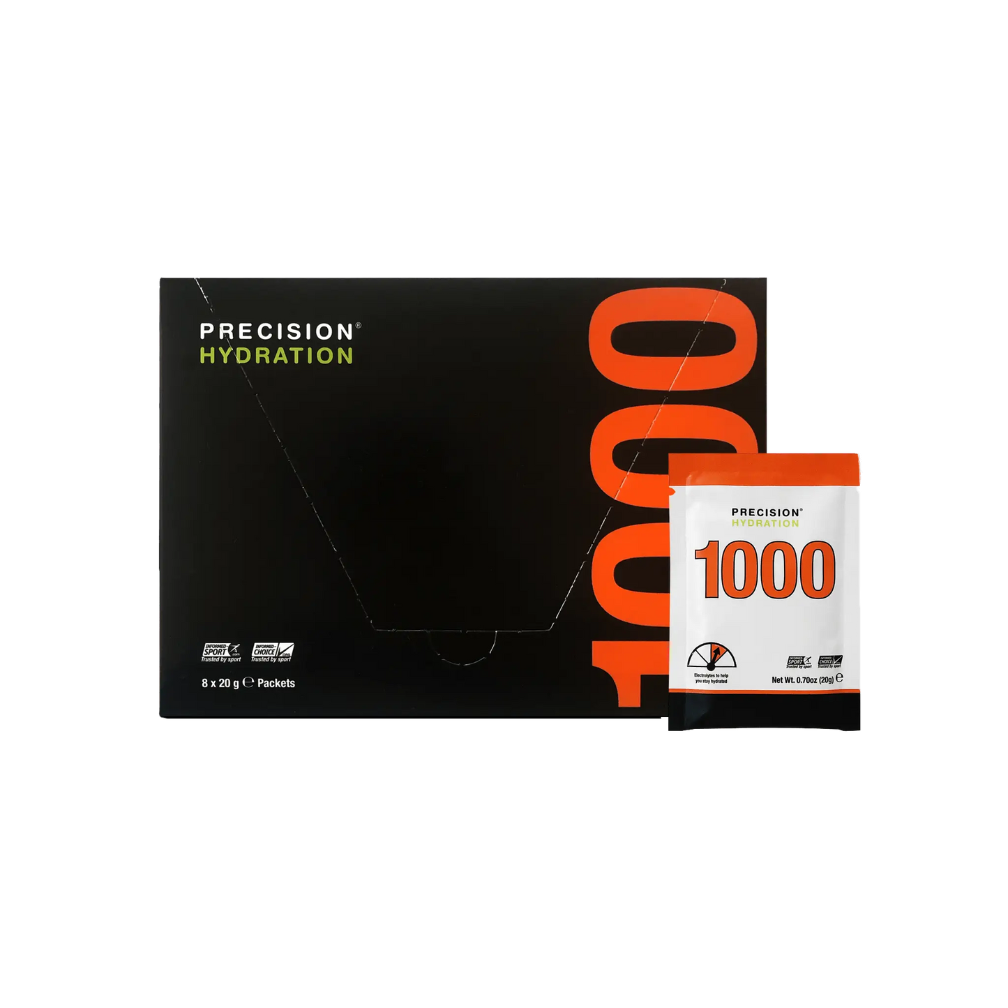 Precision Hydration 1000 Powder - Box of 8 packets