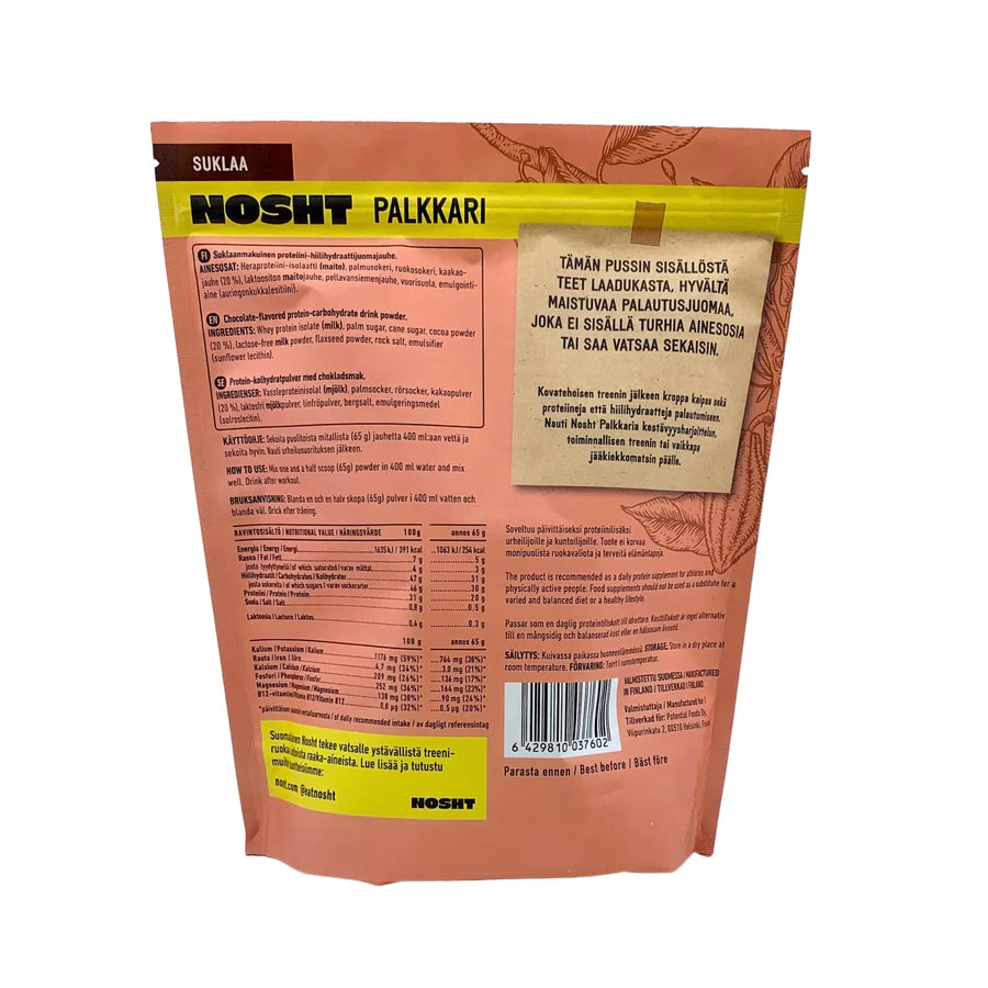 Nosht Recovery Drink Mix - Choclate - 10 Servings
