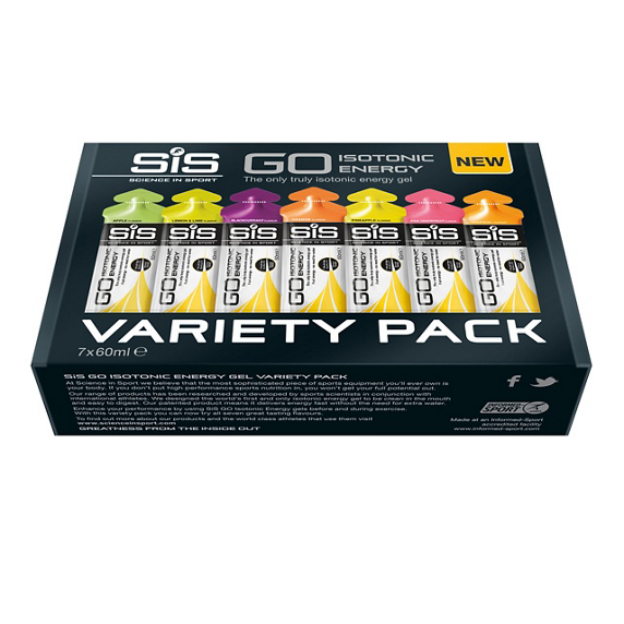 SIS Go Isotonic Energy Gel - Variety - Pack of 7 servings