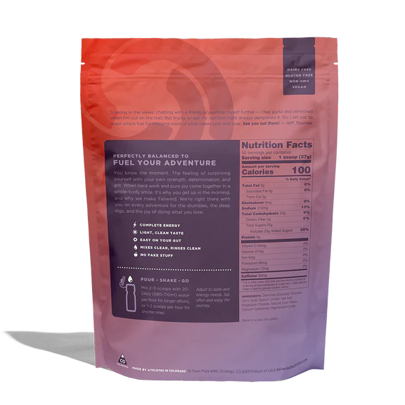 Tailwind Endurance Fuel - Cola Caffeinated - 50 Servings
