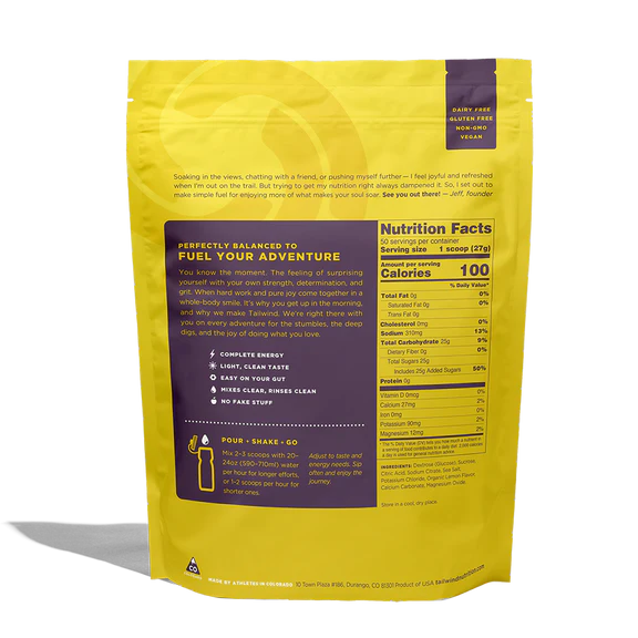 Tailwind Endurance Fuel - Lemon - 50 Servings