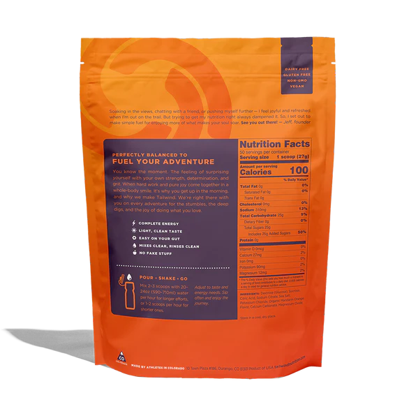 Tailwind Endurance Fuel - Mandarin - 50 Servings