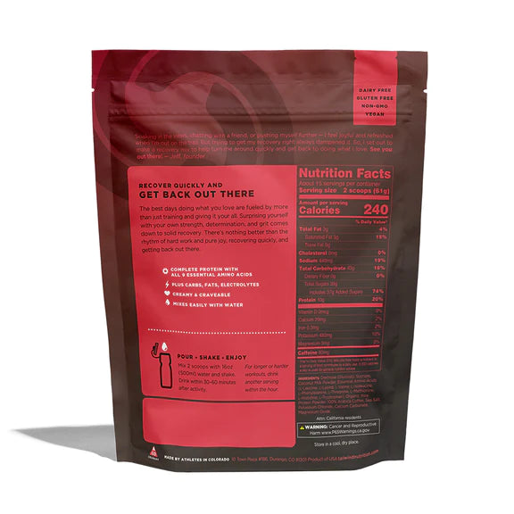 Tailwind Recovery Mix - Coffee Caffeinated - 15 Servings