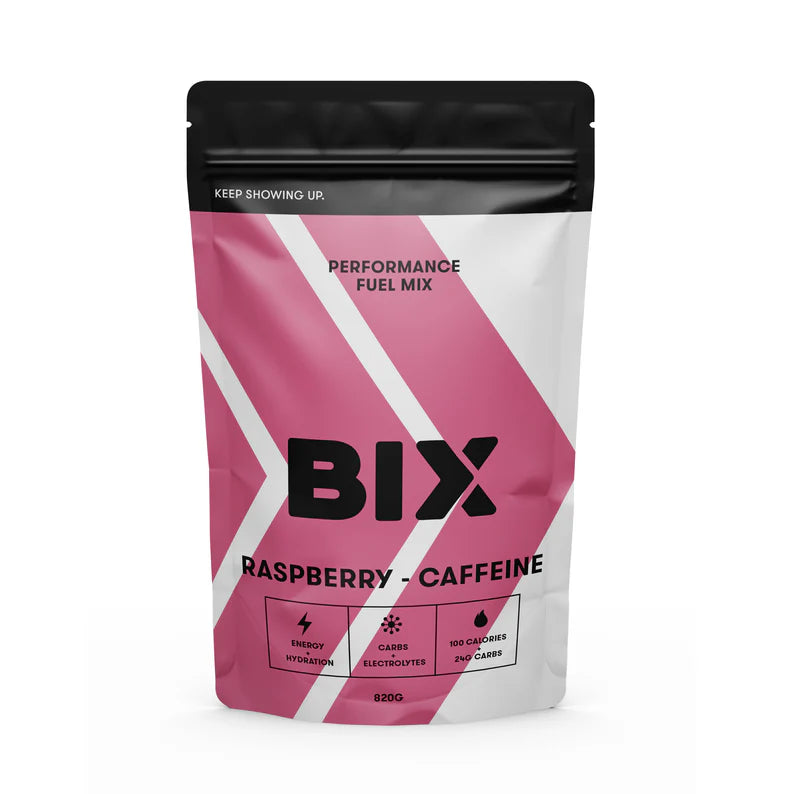 Bix Performance Fuel Mix - Raspberry with Caffeine - 30 servings
