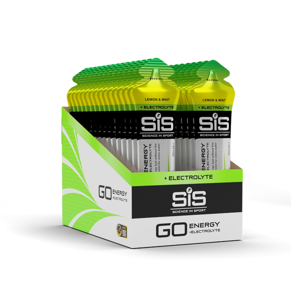 SIS GO Electrolyte Energy Gel - Lemon & Mint - Pack of 30 servings