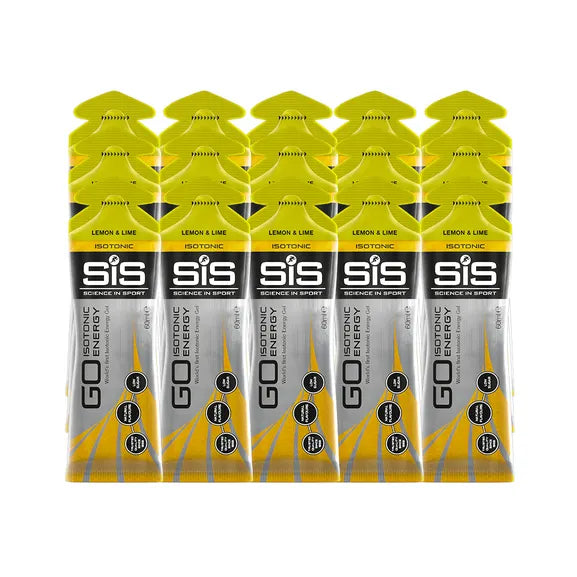 SIS Go Isotonic Energy Gel - Lemon & Lime - Pack of 15 servings