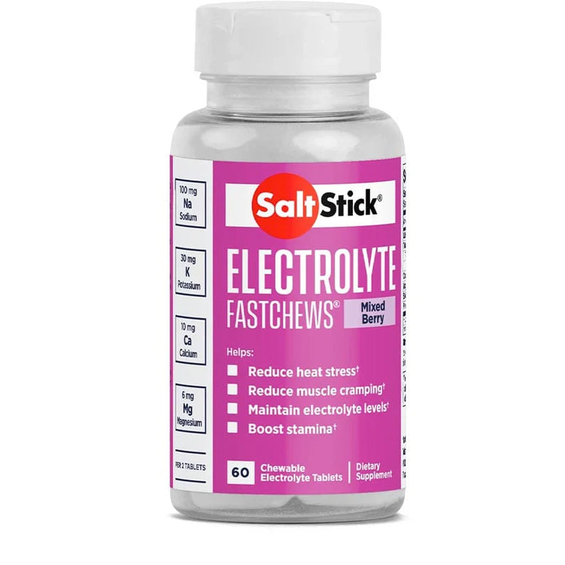 SaltStick FastChews - Mixed Berry - Bottle of 60 tablets