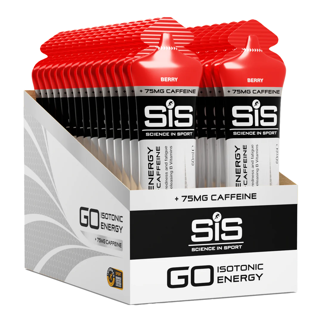 SIS GO Caffeine Energy Gel - Berry - Pack of 30 servings