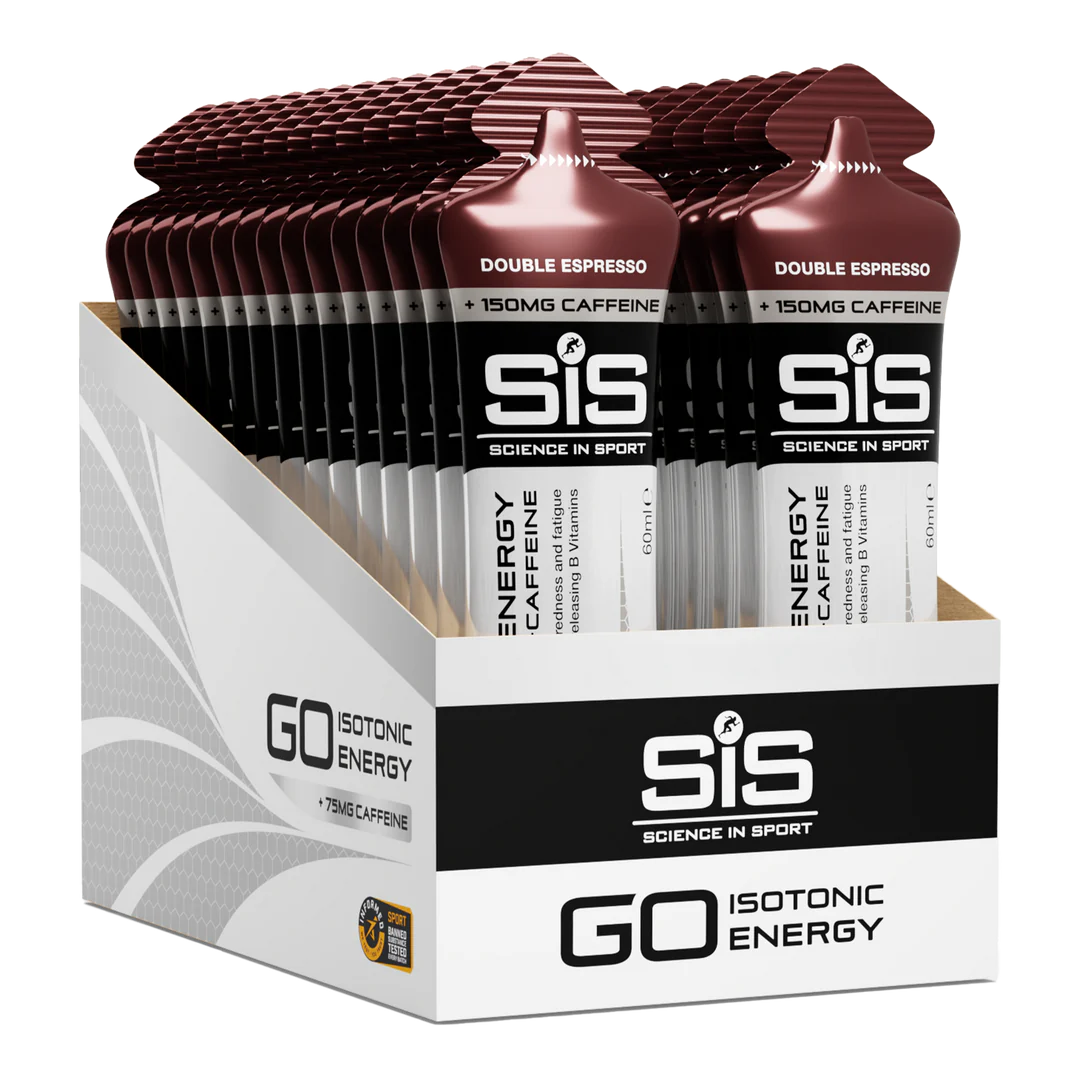 SIS GO Caffeine Energy Gel - Double Espresso - Pack of 30 servings