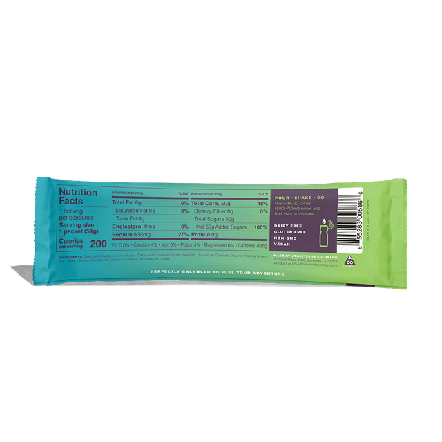 Tailwind Endurance Fuel - Matcha Caffeinated - Single serving