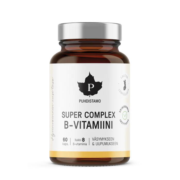 Puhdistamo Super Complex Vitamin B - Natural - 60 Servings