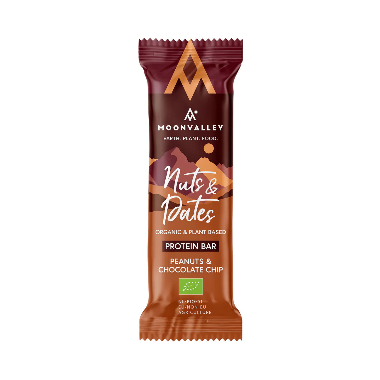 Moonvalley Organic Nuts & Dates - Peanuts & Chocolate - Single serving