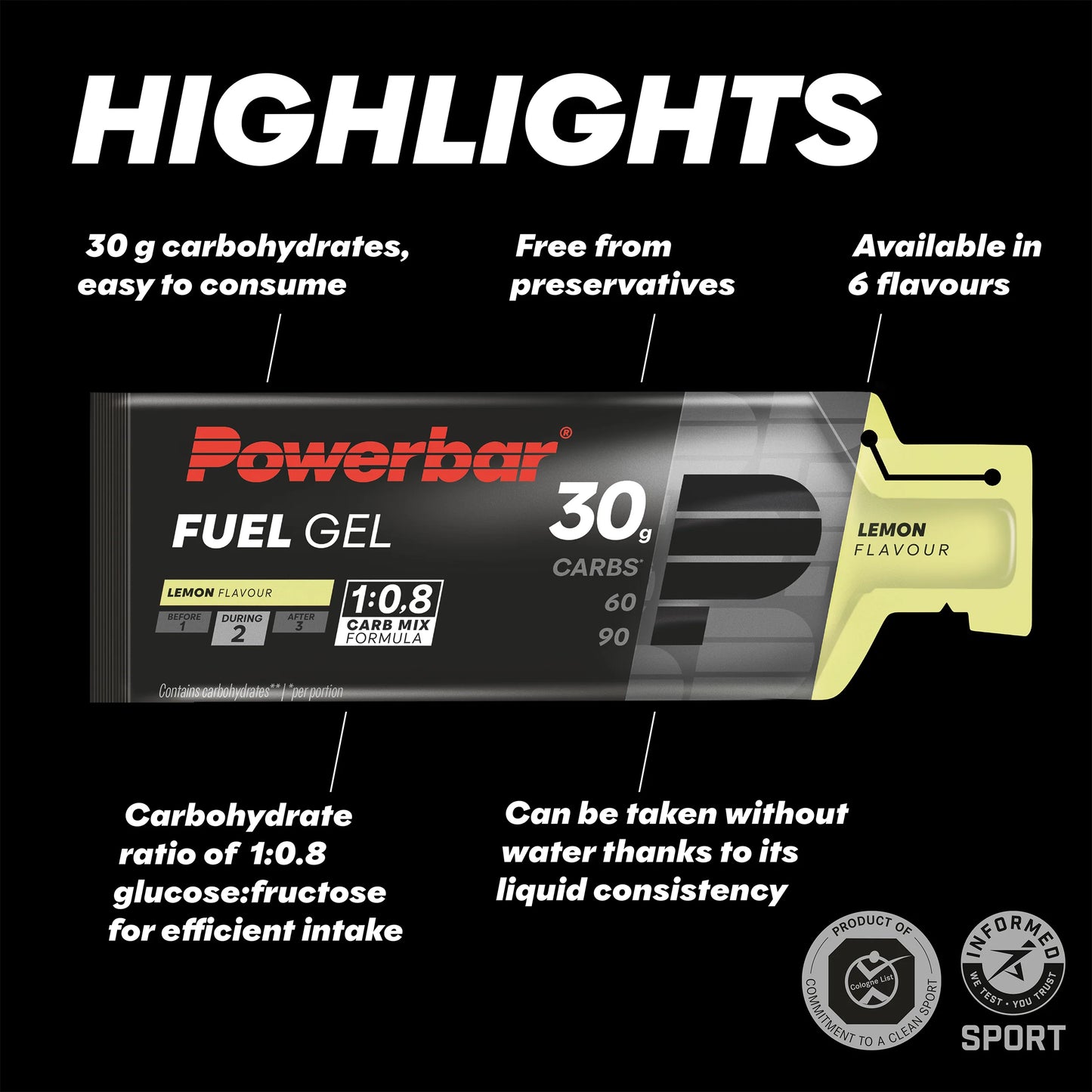 Black Line Fuel 30 Gel - Lemon