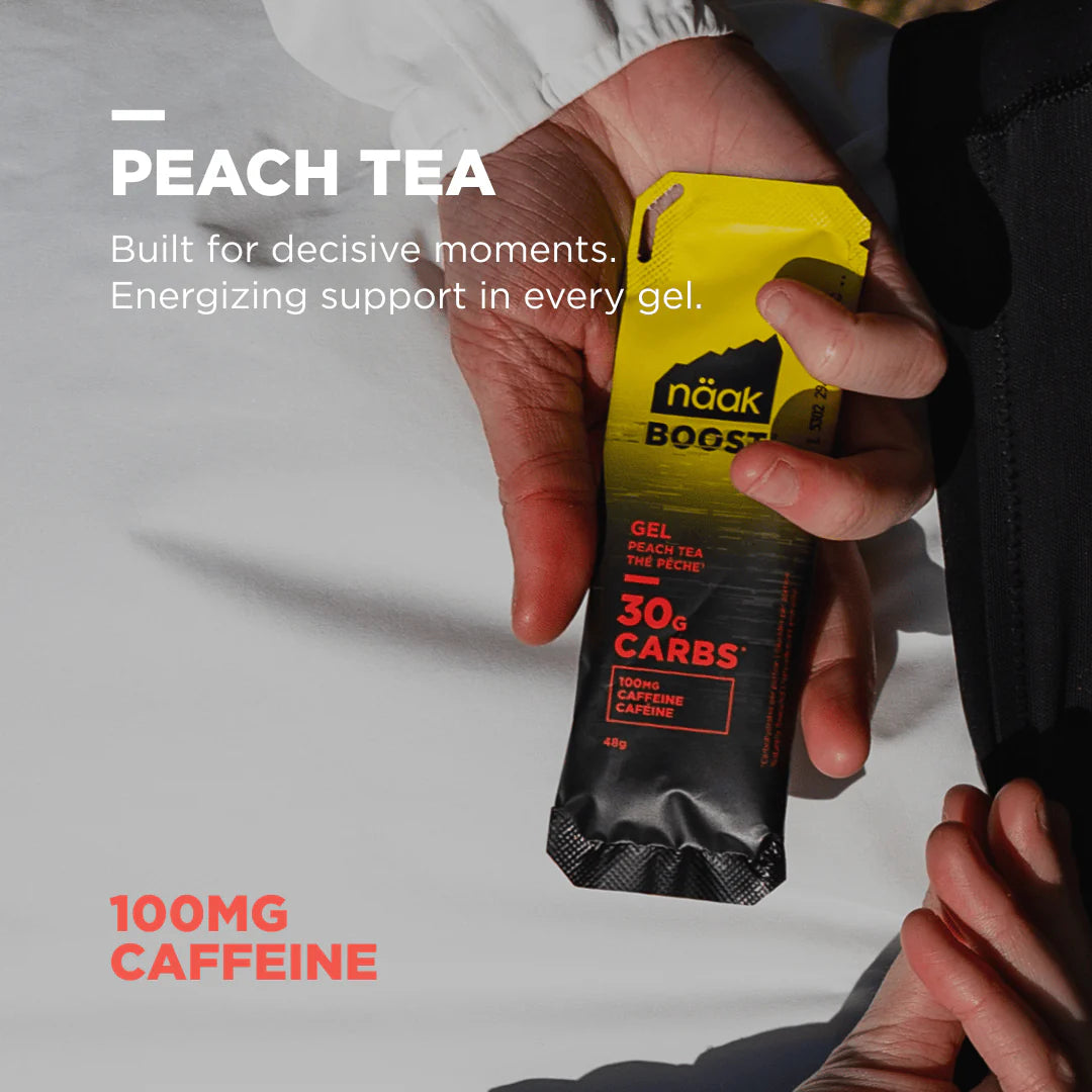 Näak Boost Energy Gel 30 Caf 100 - Peach Tea