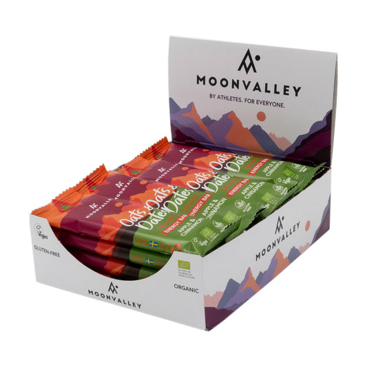 Moonvalley Organic Energy Bar - Apple Cinnamon - Box of 12 servings