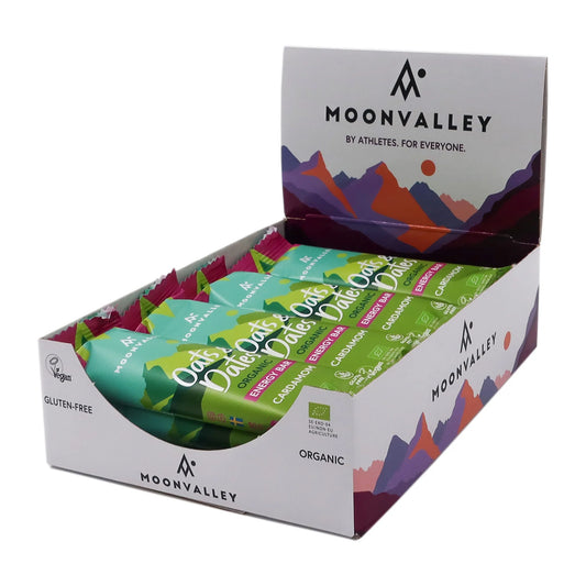 Moonvalley Organic Energy Bar - Cardamon - Box of 12 servings