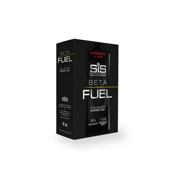 SIS Beta Fuel Energy Gel - Strawberry & Lime - Pack of 6 servings