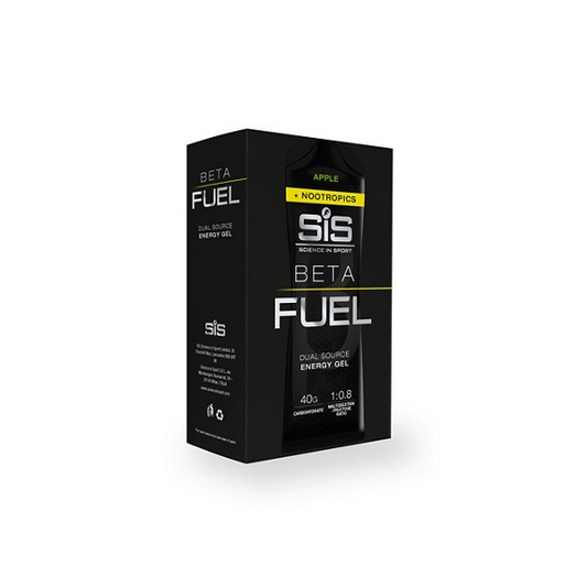 SIS Beta Fuel Energy Gel + Nootropics - Apple - Pack of 6 servings