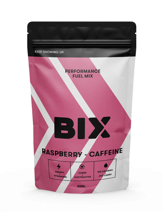 Bix Performance Fuel Mix - Raspberry with Caffeine - 30 servings