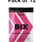 Bix Performance Fuel Mix - Raspberry with Caffeine - Box of 12 servings