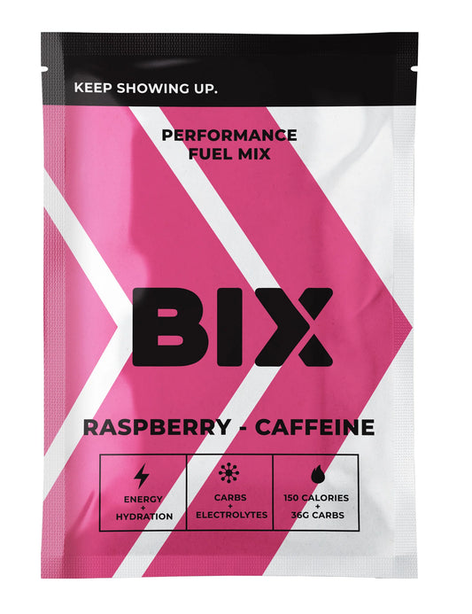 Bix Performance Fuel Mix - Raspberry with Caffeine - Single serving