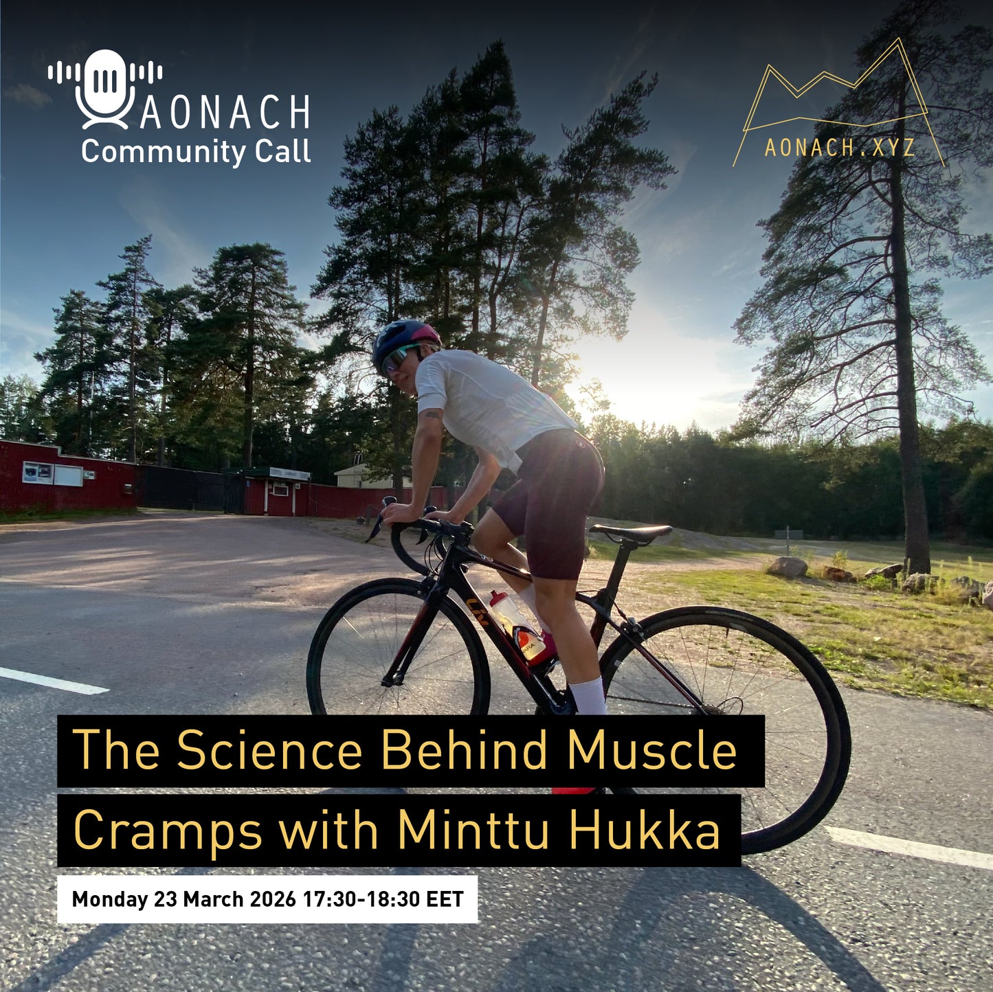 Aonach Community Call - The Science Behind Muscle Cramps with Minttu Hukka // Monday 23 March 2026 17:30-18:30 EET