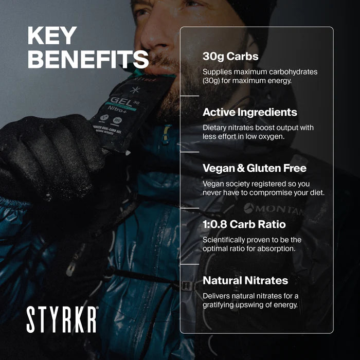Styrkr Energy Gel 30 Nitro - Non aromatizzato