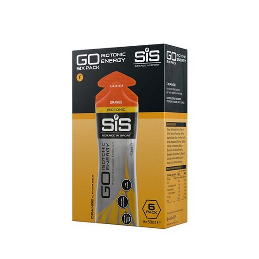 SIS Go Isotonic Energy Gel - Orange - Pack of 6 servings