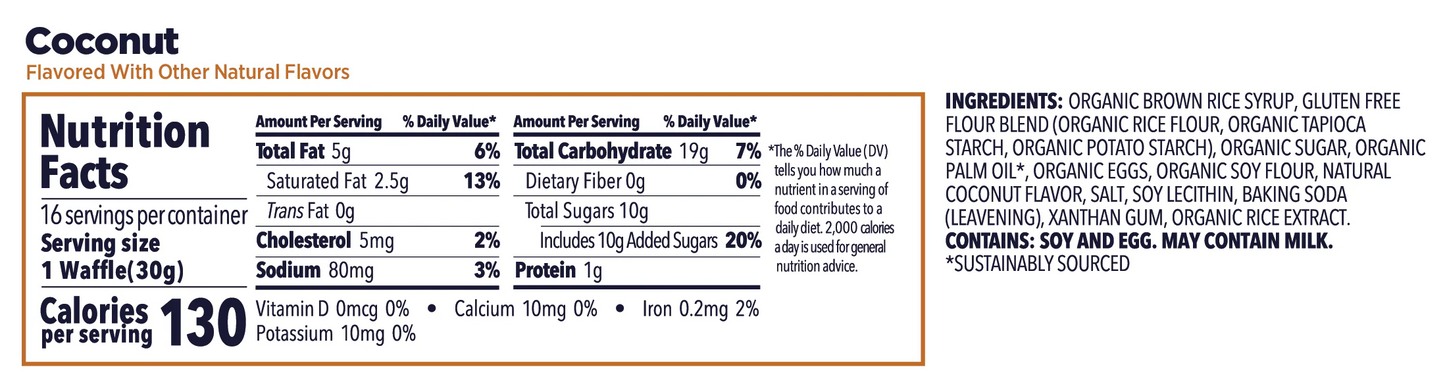 GU Energy Waffle - Coconut (GF)