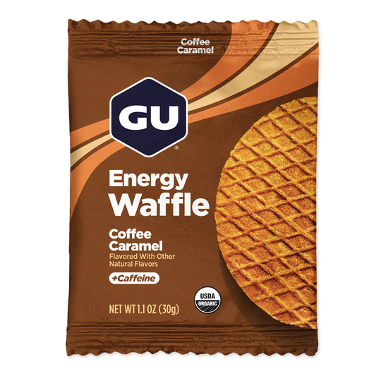 GU Energy Waffle + Caffeine - Coffee Caramel