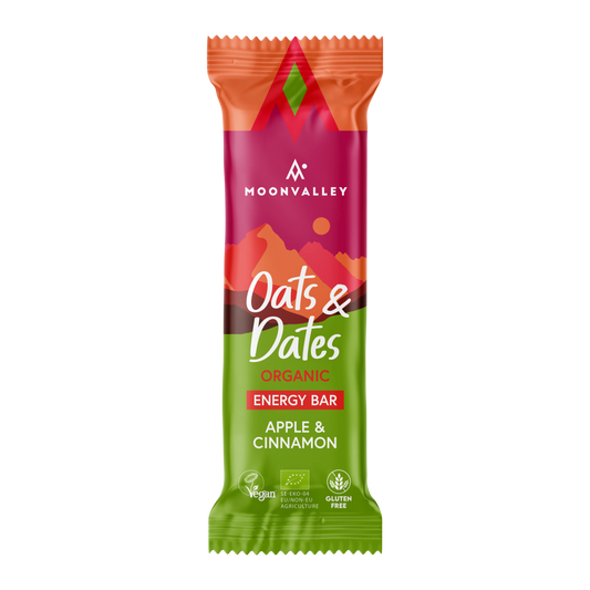 Moonvalley Organic Energy Bar - Apple Cinnamon - Single serving