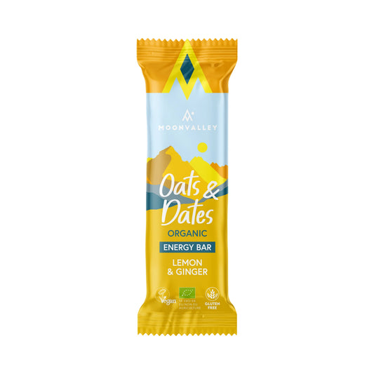 Moonvalley Organic Energy Bar - Lemon & Ginger - Single serving