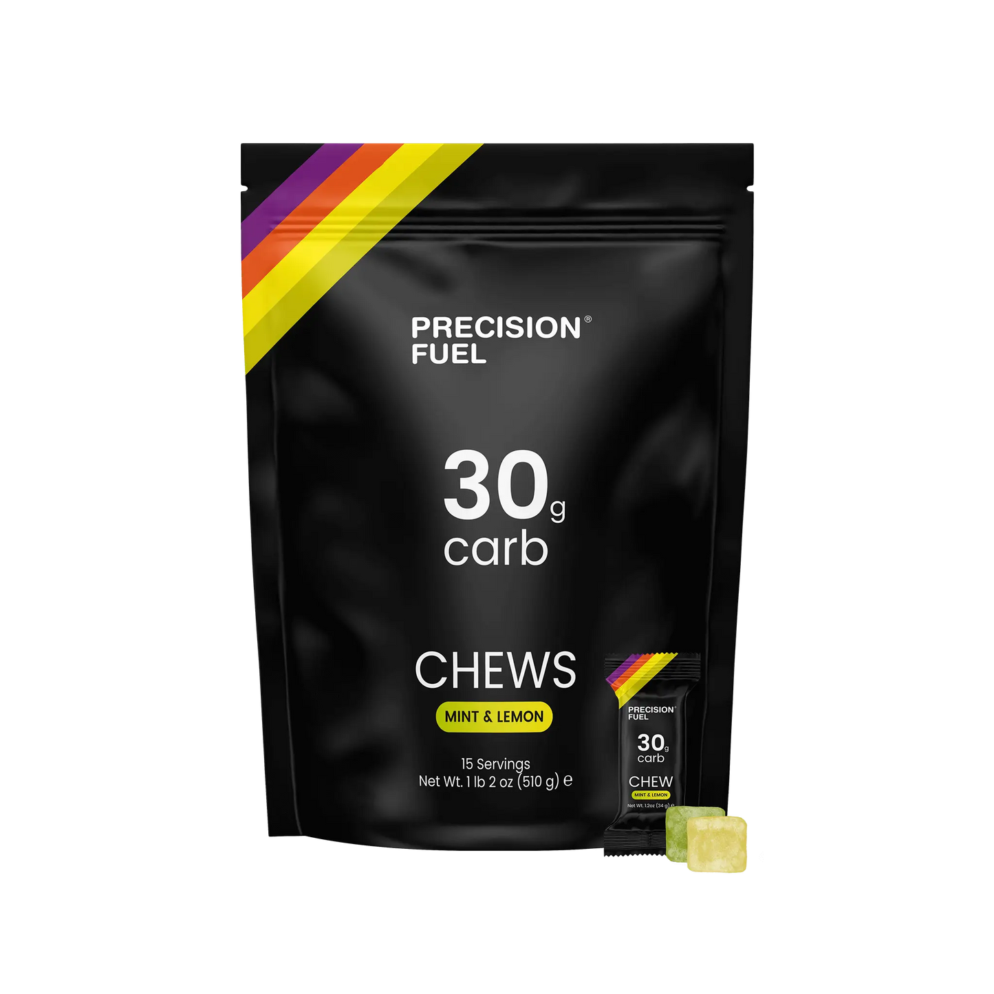 Precision Fuel 30 Chew - Mint & Lemon - Bag of 15 packets