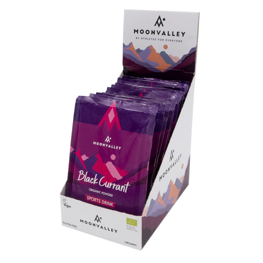 Moonvalley Organic Sports Drink  - Black Currant - Box of 12 servings