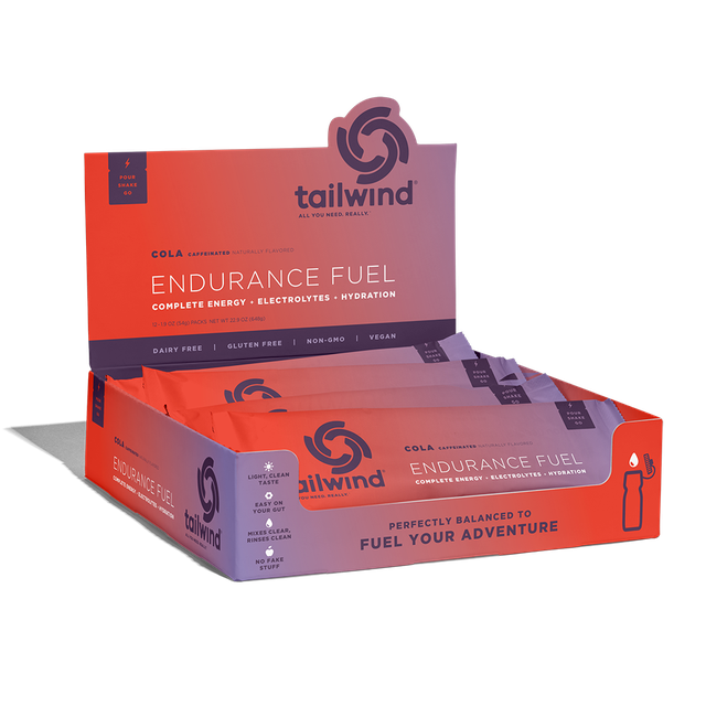 Tailwind Endurance Fuel - Cola Caffeinated - Box of 12 servings