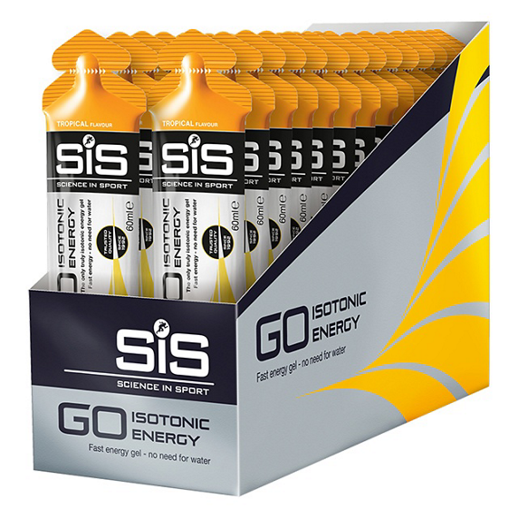 SIS Go Isotonic Energy Gel - Tropical - Pack of 30 servings