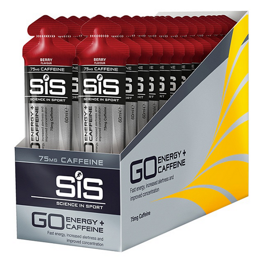 SIS Go Isotonic Energy + Caffeine Gel - Berry - Pack of 30 servings