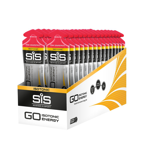 SIS Go Isotonic Energy Gel - Pink Grapefruit - Pack of 30 servings