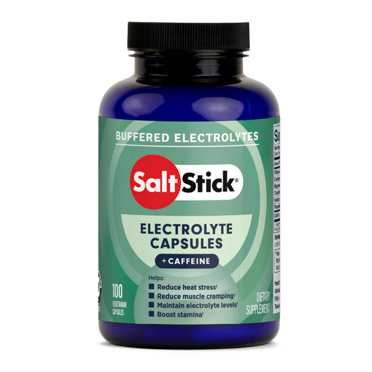 SaltStick Capsules + Caffeine - Bottle of 100 tablets