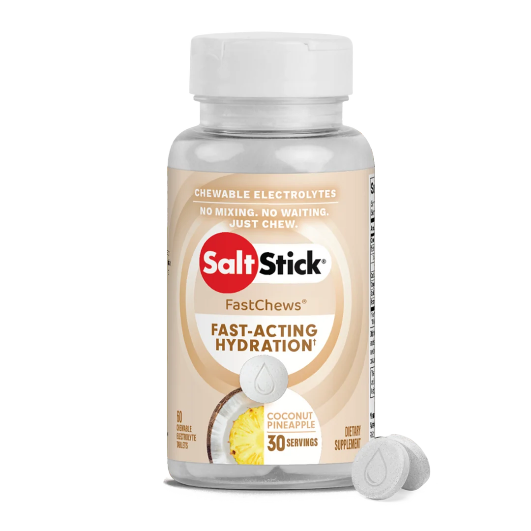 SaltStick FastChews - Coconut Pineapple - 60 tabletin pullo