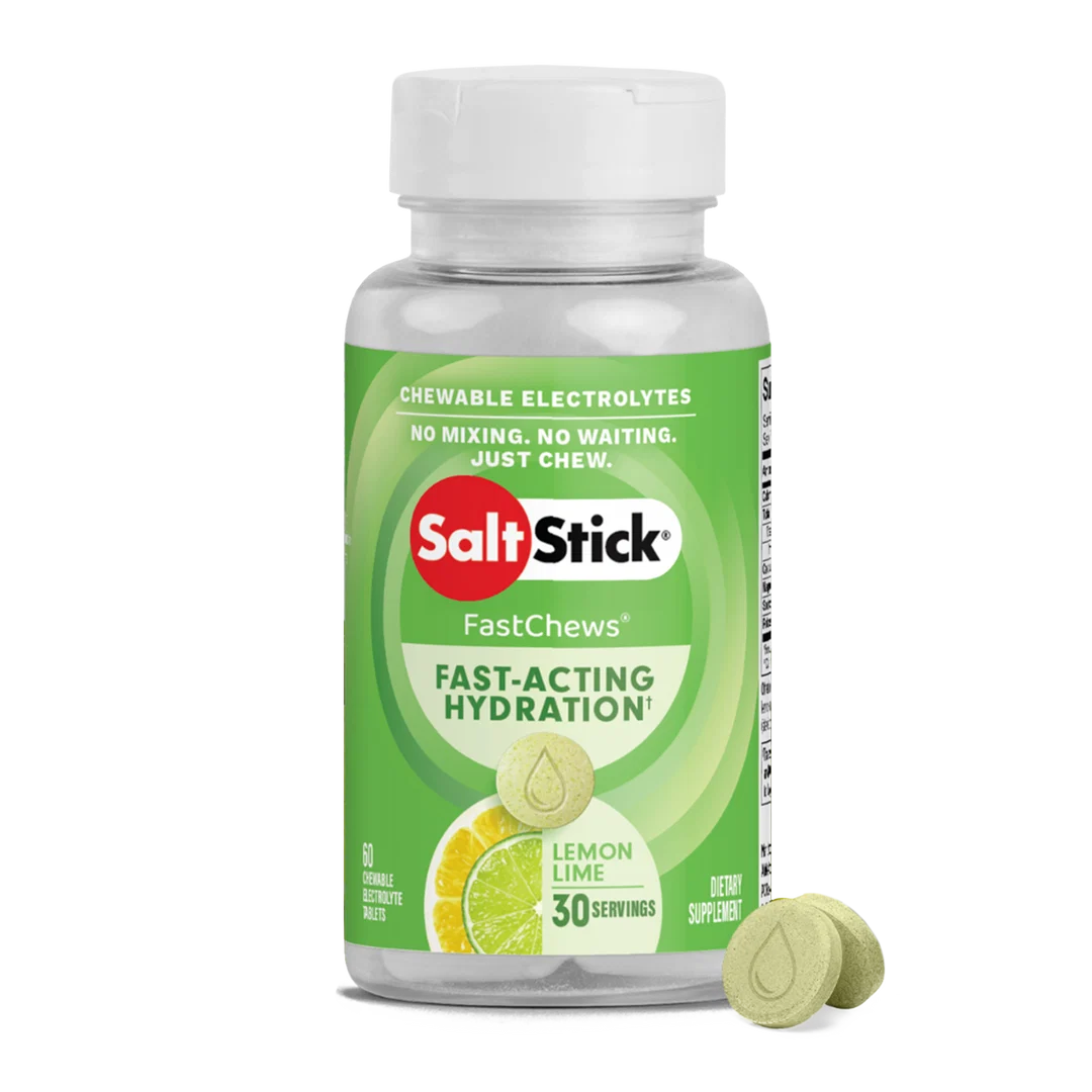 SaltStick FastChews - Citron-Lime - Burkar med 60 tabletter