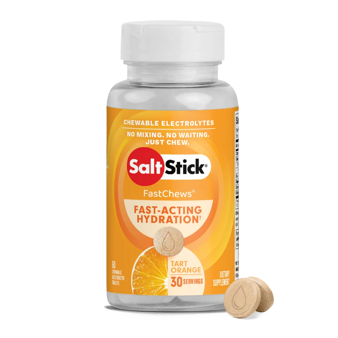 SaltStick FastChews - Appelsiini - 60 tabletin pullo