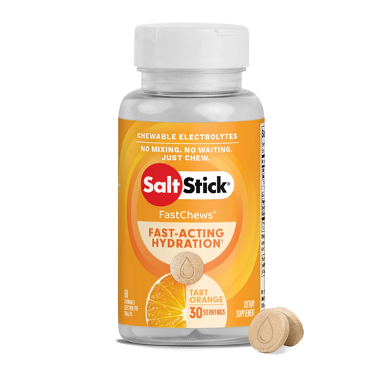 SaltStick FastChews - Orange - Bottle of 60 tablets
