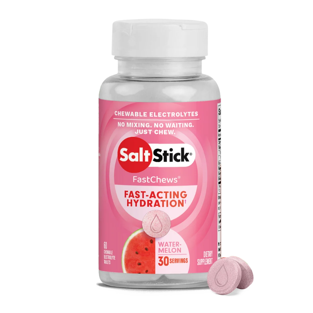 SaltStick FastChews - Watermelon - Bottle of 60 tablets
